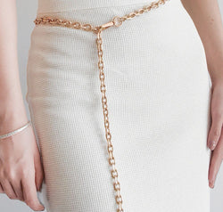 Sun Iron Chain Belt