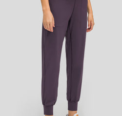 Wide Waistband Slant Pocket Pants