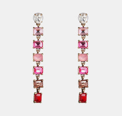 Geometrical Shape Resin Dangle Earrings