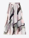 Full Size Floral Tie-Waist Skirt