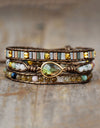 Handmade Triple Layer Beaded Bracelet
