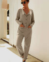 Buttoned Drop Shoulder Pocket Jumpsuit