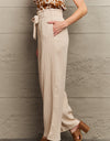 Tie Waist Long Pants