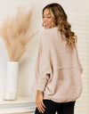 Open Front  Cardigan with Pockets