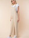 White Birch Sleeveless Wide Leg Jumpsuit