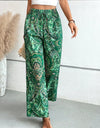 Printed Wide Leg Pants