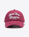 Embroidered Graphic Adjustable Baseball Cap