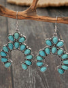 Artificial Turquoise Drop Earrings