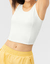 Round Neck Wide Strap Active Tank