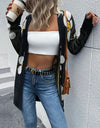 Floral Button Down Longline Cardigan