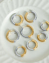 18K Gold-Plated Huggie Earrings