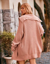 Dropped Shoulder Long Sleeve Cardigan