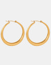 18K Gold-Plated Hoop Earrings
