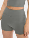 Slim Fit Wide Waistband Sports Shorts