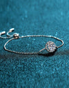 1 Carat Moissanite Chain Bracelet