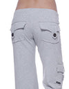 Mid Waist Pants with Pockets