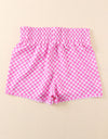 Leopard Elastic Waist Shorts