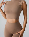 Mock Neck Active Tank
