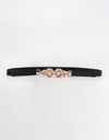 Zinc Alloy Buckle PU Leather Belt