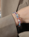 Titanium Steel Oil Drip Chain Bracelet