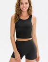 Slim Fit Wide Waistband Sports Shorts
