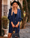 Dropped Shoulder Long Sleeve Cardigan