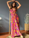 Twisted Printed V-Neck Cami Dress