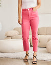 RFM Crop Dylan Full Size Tummy Control High Waist Raw Hem Jeans