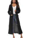 Long Sleeve Open Front Buttoned Cardigan