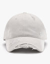Distressed Adjustable Cotton Hat