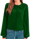 Collared Long Sleeve Button Down Cardigan
