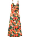 Twisted Printed V-Neck Cami Dress