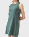 Round Neck Sleeveless Active Dress