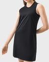 Round Neck Sleeveless Active Dress