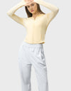 Pocketed Zip Up Hooded Long Sleeve Active Outerwear