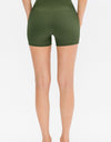 Slim Fit Wide Waistband Sports Shorts