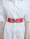 Double D Buckle PU Belt