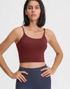 Feel Like Skin Scoop Neck Sports Cami
