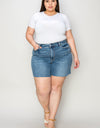 Judy Blue Full Size High Waist Slim Denim Shorts