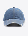 Distressed Adjustable Baseball Cap