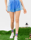 Color Block Drawstring Active Shorts
