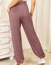 Basic Bae Full Size Soft Rayon Drawstring Waist Pants with Pockets