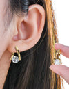 2 Carat Moissanite 925 Sterling Silver Heart Earrings
