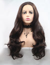 13*3" Lace Front Wigs Synthetic Long Wavy 24" 130% Density