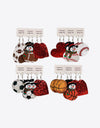 Snowman, Ball, and Heart Earrings Set