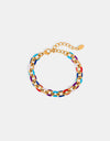 Titanium Steel Oil Drip Chain Bracelet