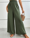Wide Waistband Relax Fit Long Pants