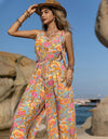V-Neck Wide Leg Jumpsuit