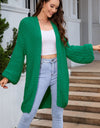 Open Front Longline Cardigan