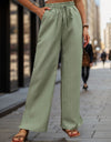 High Waist Wide Leg Pants